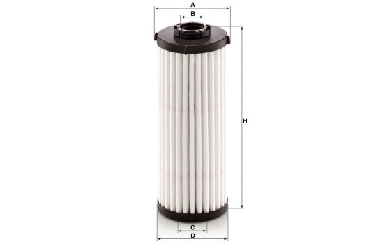 Hydraulic filter, automatic transmission H 6031 z MANN-FILTER, Image 2
