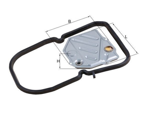 Hydraulic Filter, automatic transmission HX 46D2 Mahle, Image 2