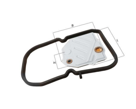 Hydraulic Filter, automatic transmission HX 46D2 Mahle, Image 2