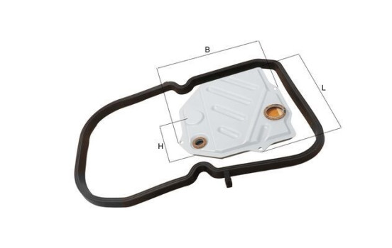 Hydraulic Filter, automatic transmission HX 46D2 Mahle, Image 2