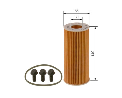 Hydraulic filter, automatic transmission P7284 Bosch, Image 5