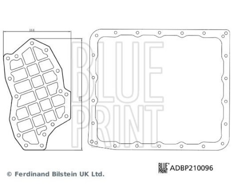 Hydraulic filter set, automatic drive ADBP210096 Blue Print, Image 2