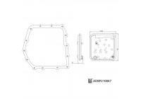 Hydraulic Filter Set, automatic transmission ADBP210067 Blue Print