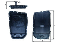 Oil Pan, automatic transmission HX 152 Mahle