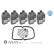Parts set, oil change of automatic gearbox, Thumbnail 2