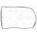Seal, oil pan for automatic transmission 204.750 Elring, Thumbnail 2