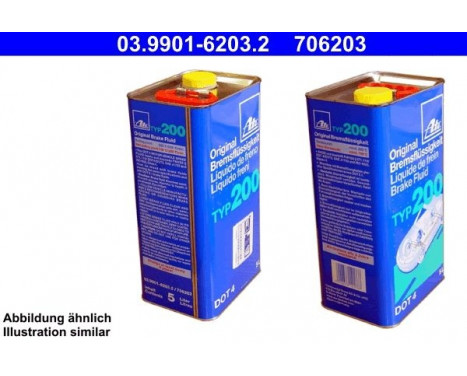 Brake fluid ATE DOT 4 Type 200 5L, Image 2