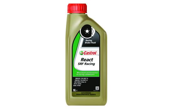 Castgrol Brake Fluid React SRF Racing DOT 4 1L