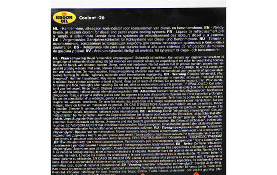 Coolant Kroon-Oil -26°C 5L, Image 3