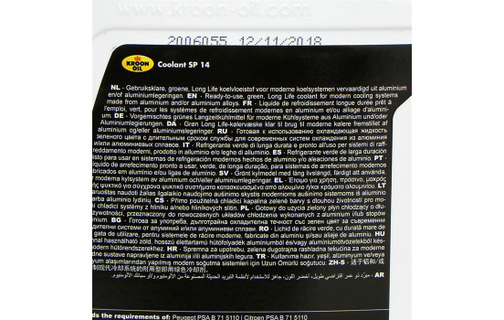 Coolant Kroon-Oil SP 14+ -37°C 1L, Image 3