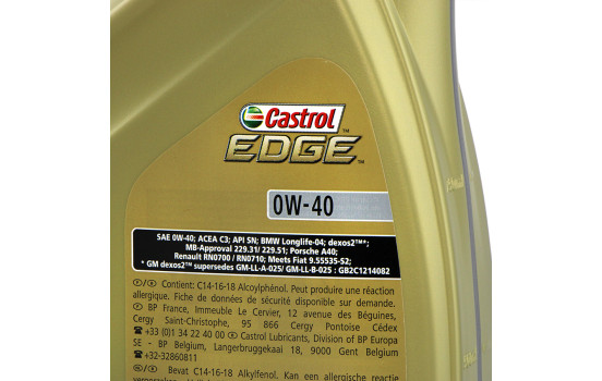Engine oil Castrol Edge 0W40 C3 1L, Image 3