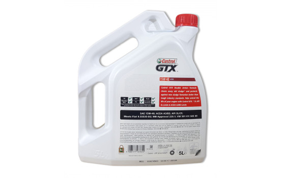 Engine oil Castrol GTX 15W40 A3/B3 5L, Image 3