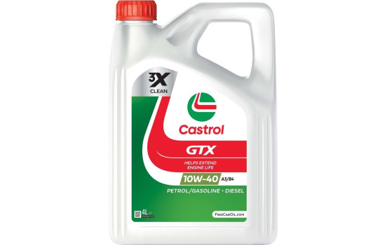 Engine oil Castrol GTX Ultraclean 10W40 A3/B4 4L, Image 2