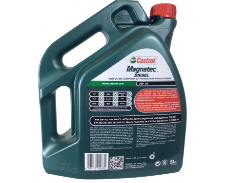 Engine oil Castrol Magnatec Diesel 5W40 DPF 5L, Image 3