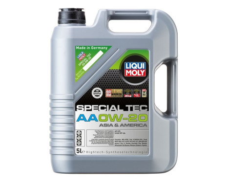 Engine oil Liqui Moly Special Tec AA 0W20 5L, Image 2