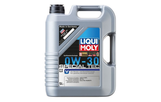Engine oil Liqui Moly Special Tec V 0W30 A5/B5 5L, Image 2