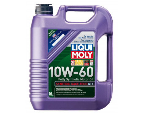 Engine oil Liqui Moly Synthoil Race Tech Gt1 10W60 A3/B4 5L