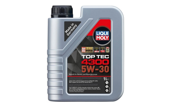 Engine oil Liqui Moly Top Tec 4300 5W30 C2 1L, Image 2