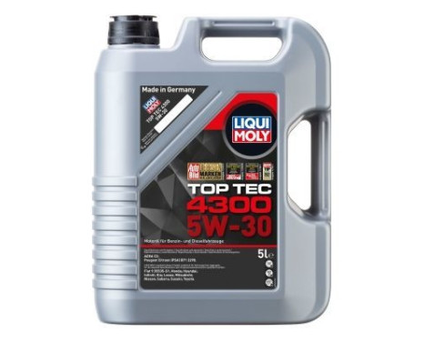 Engine oil Liqui Moly Top Tec 4300 5W30 C2 5L, Image 2