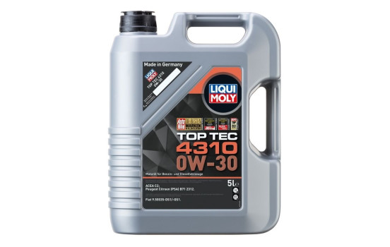 Engine oil Liqui Moly Top Tec 4310 0W30 C2 5L, Image 2