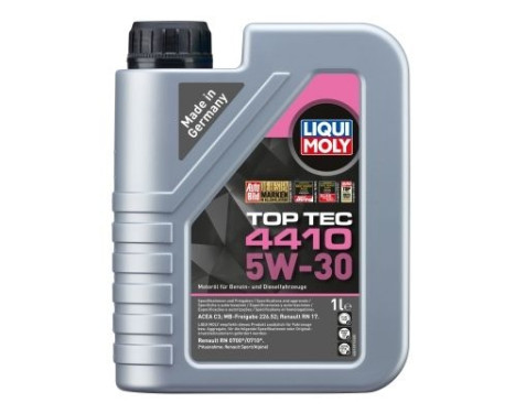 Engine oil Liqui Moly TOP TEC 4410 5W30 C3 1L, Image 2