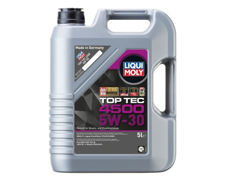 Engine oil Liqui Moly Top Tec 4500 5W30 C1 5L, Image 2