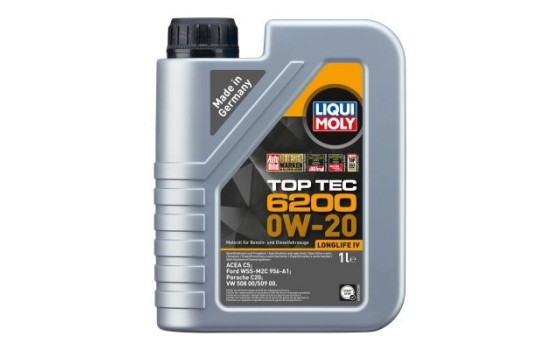 Engine oil Liqui Moly Top Tec 6200 0W20 C5 1L, Image 2