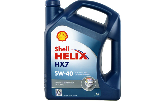 Engine oil Shell Helix HX7 5W40 A3/B3/B4 5L