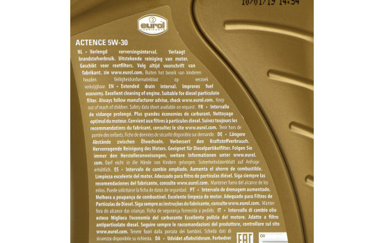 Motor oil Eurol Actence 5W30 C4 1L, Image 2