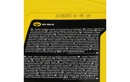 Motor oil Kroon-Oil HDX 20W50 1L, Image 3