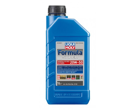 Motor oil Liqui Moly Formula Super 20W50 A3/B4 1L
