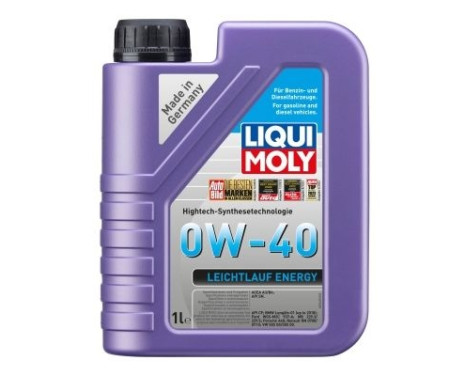 Motor oil Liqui Moly Leichtlauf Energy 0W-40 1L