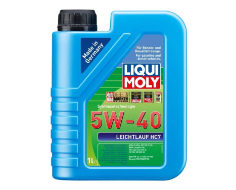 Motor oil Liqui Moly Leichtlauf HC7 5W40 1L, Image 2