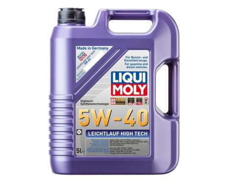 Motor oil Liqui Moly Leichtlauf High Tech 5W40 A3/B4 5L