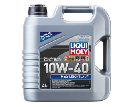 Motor oil Liqui Moly MOS2 Leichtlauf 10W40 A3 4L, Image 2