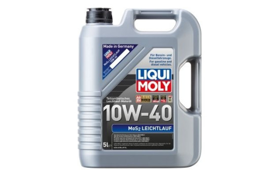Motor oil Liqui Moly Mos2 Leichtlauf 10W40 A3/B4 5L, Image 2