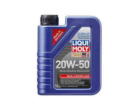 Motor Oil Liqui Moly Mos2 Low Viscosity 20W50 A3/B4 1L