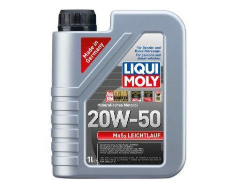 Motor Oil Liqui Moly Mos2 Low Viscosity 20W50 A3/B4 1L, Image 2