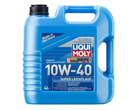 Motor oil Liqui Moly Super Leichtlauf 10W40 A3/B4 4L, Image 2