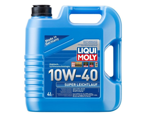 Motor oil Liqui Moly Super Leichtlauf 10W40 A3/B4 4L, Image 2