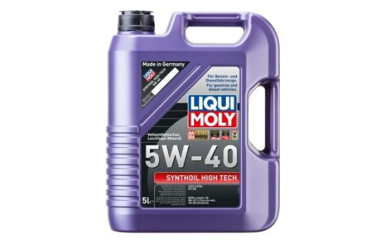 Motor oil Liqui Moly Synthoil High Tech 5W40 A3 5L, Image 3