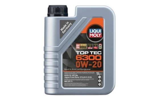 Motor oil Liqui Moly Top Tec 6300 0W-20 1L