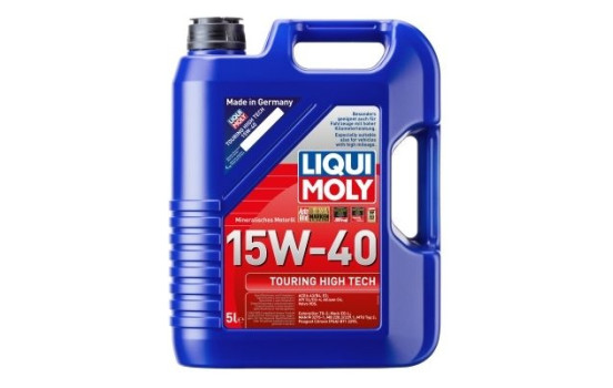 Motor oil Liqui Moly Touring High Tech 15W40 5L, Image 2