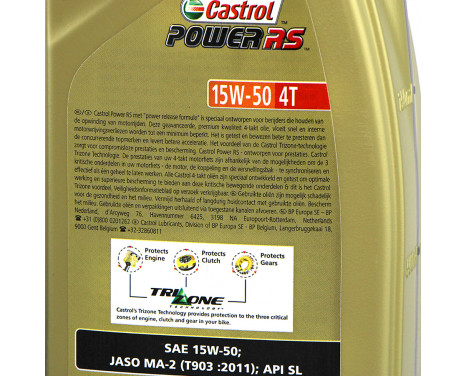 Castrol Engine Oil Power RS 4T 15W50 1L, Image 3