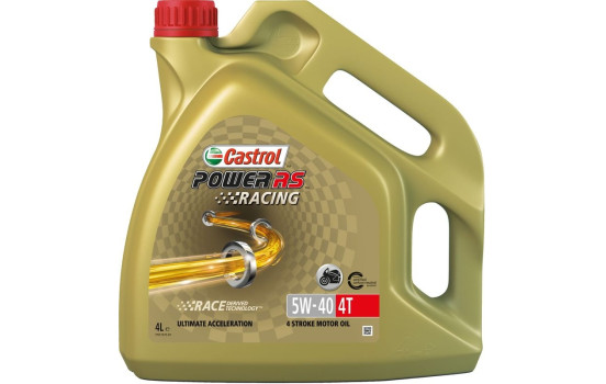 Castrol Engine Oil Power RS Racing 4T 5W40 4L 14DAE8, Image 2
