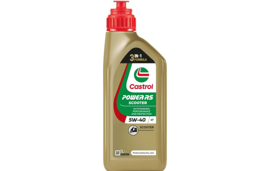 Castrol Scooter Oil Power RS 4T 5W40 1-Liter 155BBB, Image 3