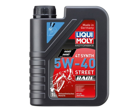 Engine Oil Motorbike 4T Synth 5W-40 Street Race, Image 2