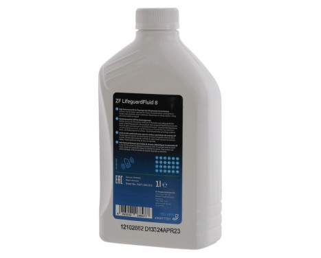 Transmission Oil ZF Automatic Transmission Lifeguard Fluid 8 1L, Image 3