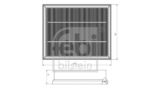 Air Filter 172761 FEBI, Image 3