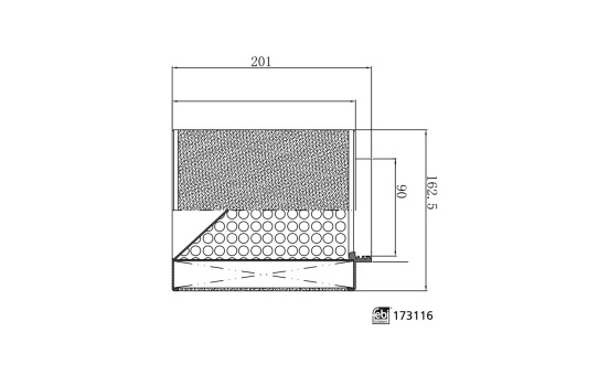 Air Filter 173116 FEBI